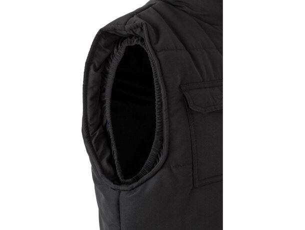 Chaleco acolchado multibolsillos Vl Mefitis poliéster 220 g/m² Negro detalle 35