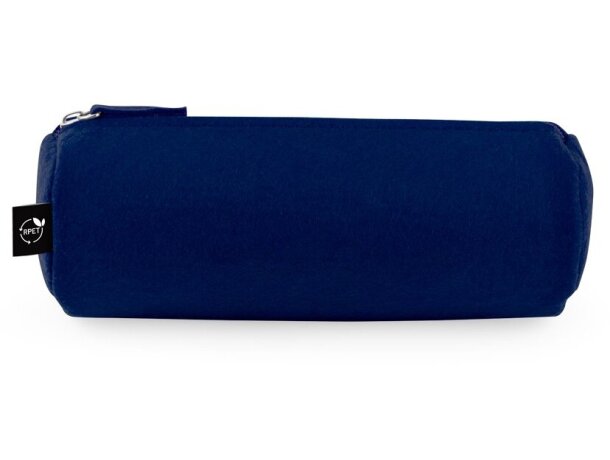 Estuche multiusos Nomad cilíndrico en fieltro reciclado rPET Azul detalle 10