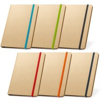 Bloc A5 ecológico con tapa de cartón y hojas