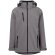 Chaqueta softshell infantil Zagreb Kids con capucha desmontable Gris