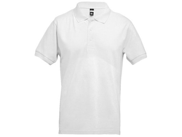 Polo Adam Wh de algodón piqué regular fit para hombre Blanco detalle 4