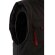Chaleco acolchado bicolor multibolsillos unisex VL Nergal Negro/Rojo detalle 30
