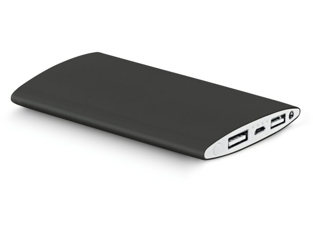 Batería portátil de 7200 mAh negra personalizado Batería portátil de 7200 mAh negra personalizado