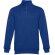 Sudadera Budapest unisex con cremallera y cinturilla canalé Azul royal