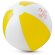 Pelotas playa plástico pvc con combinado en blanco y color Hi!dea Amarillo detalle 5