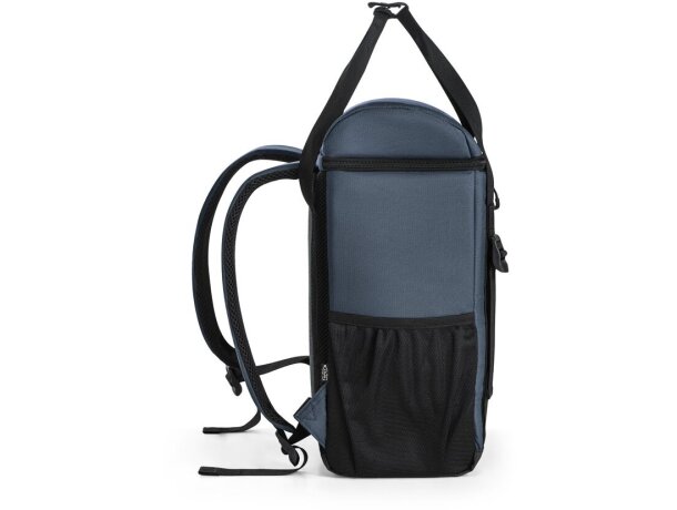 Mochila térmica Roma L de poliéster reciclado 600D ripstop 16L Azul detalle 12