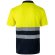 Polo fortuna alta visibilidad con bandas reflectantes Azul marino/Amarillo detalle 7
