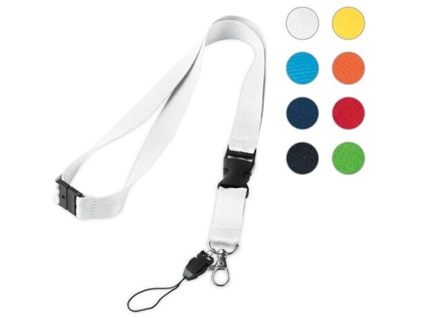 Lanyard barato de poliéster doble