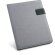 Portafolios A4 con acabado polipiel gris claro