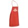 Delantal de regalo en non woven de colores rojo