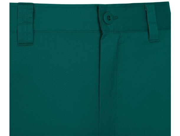 Pantalón de sarga multibolsillos Hermes con cintura elástica Verde detalle 55
