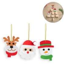 Sets de colgantes navideños con diseños diferentes