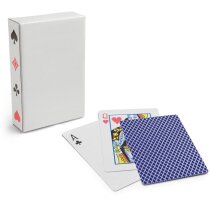 Baraja de 54 cartas personalizada azul