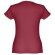 Camisetas manga corta corte entallado de algodón 150 g/m2 Thc Sofia Burdeos detalle 55