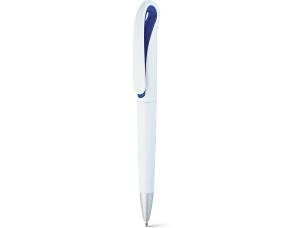 Bolígrafo Toucan ligero con diseño moderno de clip azul