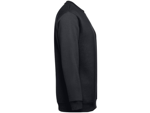 Sudadera Delta unisex de algodón y poliéster con interior cardado Negro detalle 47