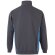 Sudadera de rizo bicolor Svarog cuello alto media cremallera Gris/Azul claro detalle 20