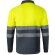Polo bicolor alta visibilidad VL Vulcan manga larga Gris/Amarillo detalle 33