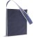 Bolsa bandolera non woven personalizada azul