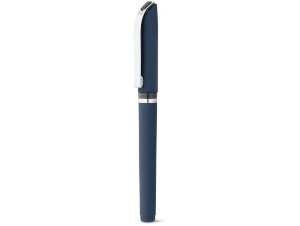 Bolígrafo  de plástico con clip de metal bolt Azul marino detalle 3