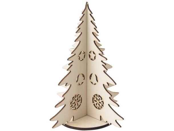 Árbol de Navidad Pinery de madera FSC plegable para colorear Natural claro detalle 10