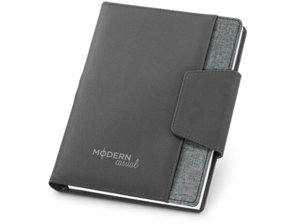 Bloc Russel de notas con funda A5 gris