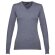 Jersey Thc Milan Women con cuello en V para mujer gris matizado