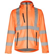 Chaqueta&nbsp;de&nbsp;alta visibilidad&nbsp;publicitaria Zagreb Work softshell naranja