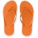 Zapatillas Maupiti L/XL con suela de pe y tira de pvc Naranja detalle 2