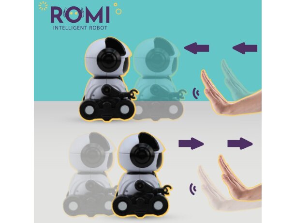 Romi Intelligent Robot educativo con reconocimiento de gestos Multicolor detalle 7