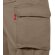 Pantalón de sarga multibolsillos Hermes con cintura elástica Natural claro detalle 8