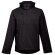 Chaqueta Thc Zagreb softshell para hombre, con capucha removible negro
