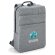 Mochila compacta de poliéster para ordenador gris claro