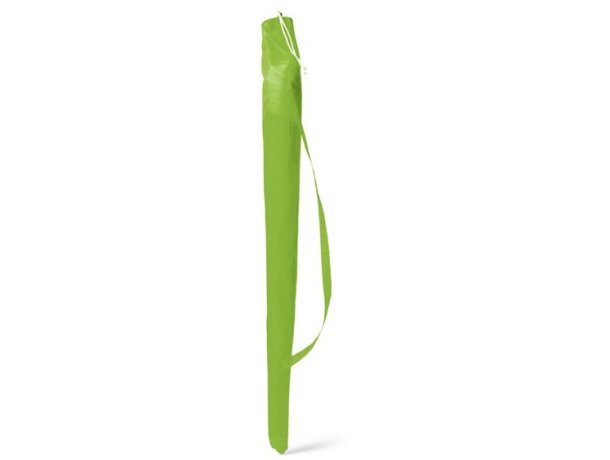 Sombrilla con funda verde claro
