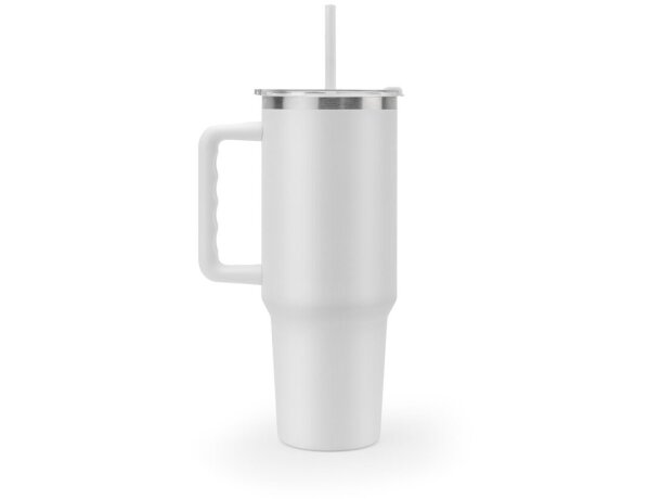 Vaso térmico Joyner XL de acero inoxidable reciclado 1300 ml Blanco detalle 7