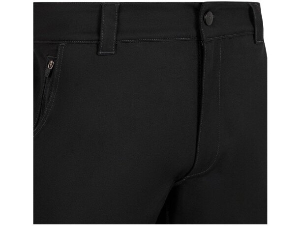 Pantalones nymphs de sarga elastica multiestiramiento 8 bolsillos Negro detalle 40