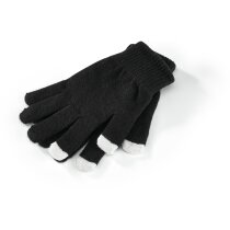 Guantes para pantalla táctil de invierno negro Guantes para pantalla táctil de invierno negro