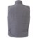 Chaleco acolchado bicolor multibolsillos unisex VL Nergal Gris/Naranja detalle 47