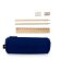Estuche multiusos Nomad cilíndrico en fieltro reciclado rPET Azul