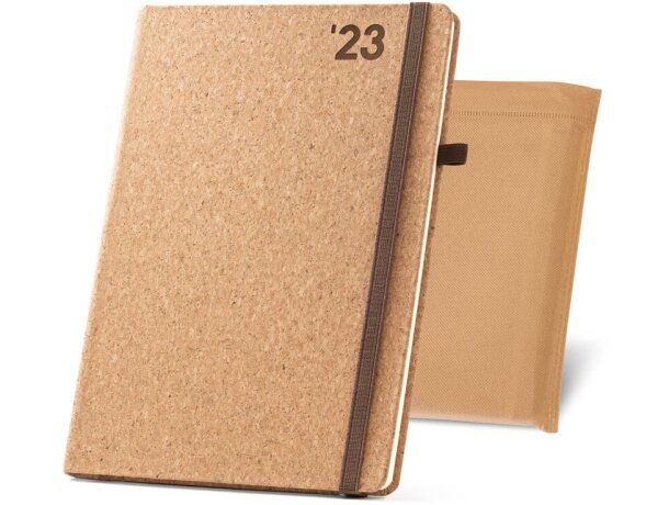 Agenda Pomar B5 de corcho