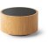 Altavoz Arber de bambú con luz LED