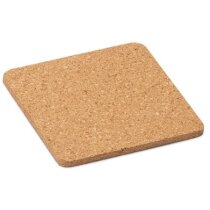 Posavasos Garcia corcho natural certificado Food Safety cuadrado