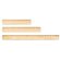 Regla de madera de pino wesley 15 con escala de 15 cm detalle 2
