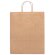 Bolsa Tayla de papel kraft con asa retorcida 32x39x11 cm natural