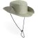 sombrero de poliester con cordon ajustable en dos colores personalizado beige