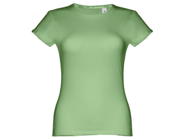 Camisetas manga corta corte entallado de algodón 150 g/m2 Thc Sofia Jade verde detalle 28