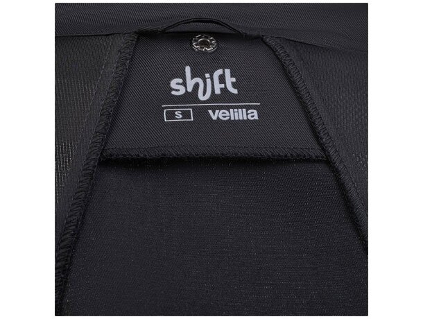 Chaqueta cocina mujer Thoth algodón y poliéster reciclado Negro detalle 9