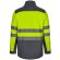 Chaqueta soft shell bicolor hestia large alta visibilidad Gris/Amarillo detalle 11