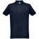 Polo berlin piqué de hombre con cuello y mangas en canalé Azul marino detalle 5