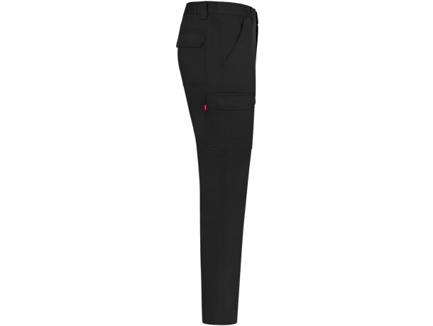Pantalón de sarga multibolsillos Hermes con cintura elástica Negro detalle 67